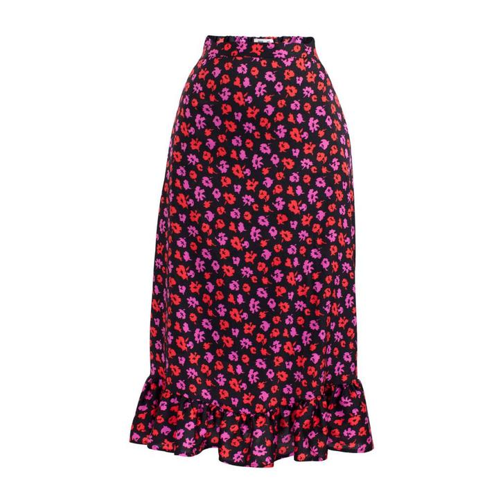 Baum und Pferdgarten • zijden midi rok Selina • 36, Kleding | Dames, Rokken, Zwart, Nieuw, Maat 36 (S), Verzenden