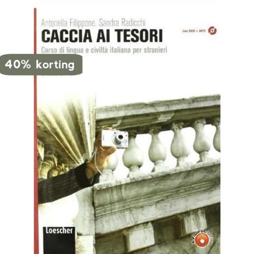 Caccia al tesori. Corso di lingua e civiltà italiana per str, Boeken, Overige Boeken, Gelezen, Verzenden