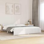 vidaXL Bedframe massief hout wit 180x200 cm, Huis en Inrichting, Slaapkamer | Bedden, Eenpersoons, Verzenden, Wit, Nieuw