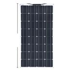 200W/100W Mono Flexible Solar Panel, 32 Cells, 1050*540*3mm,, Nieuw