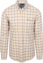 NZA Shirt Armando Flanel Ruit Beige maat 3XL Heren, Kleding | Heren, Verzenden, Nieuw, Beige, New Zealand Auckland