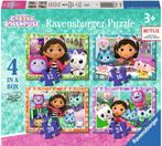 Gabbys Dollhouse (4 in 1 Puzzel) | Ravensburger - Puzzels, Nieuw, Verzenden