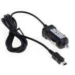 USB Mini B autolader met vaste kabel - 1A / zwart, Nieuw, Ophalen of Verzenden