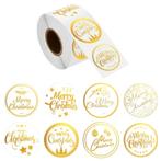 500 Kerst Stickers Op Rol - 2.5cm - Kerststickers -, Diversen, Verzenden, Nieuw