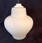 Lamp - koper, hout en glas - Drie Vintage lampen