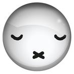 Koelkastmagneet - Glasmagneet Nijntjes Snoet - Rond Wit - Sl, Ophalen of Verzenden, Nieuw