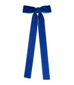 Haarspeld Strik Linten Lang Velvet Blauw, Nieuw