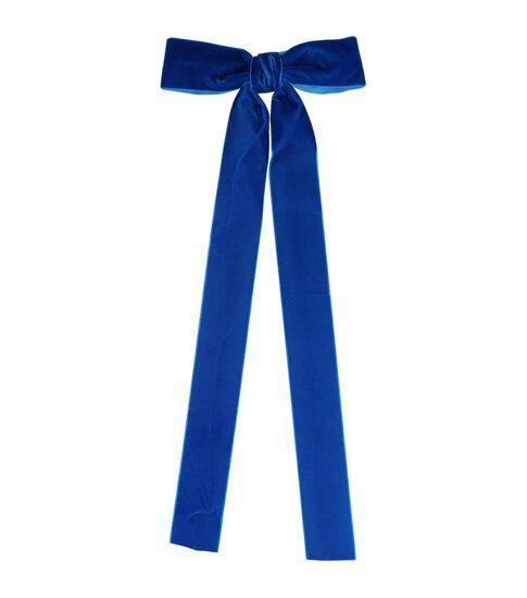 Haarspeld Strik Linten Lang Velvet Blauw, Sieraden, Tassen en Uiterlijk, Uiterlijk | Haarverzorging
