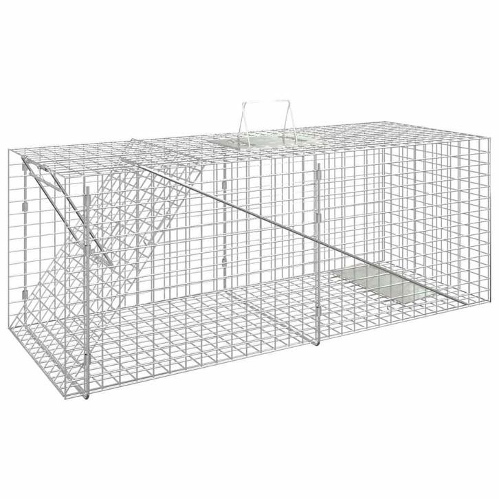 vidaXL Dierenval 64,5x25x26,5 cm gegalvaniseerd ijzer, Sport en Fitness, Schietsport-accessoires, Nieuw, Verzenden