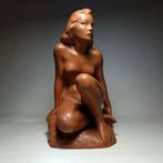 sculptuur, Art Deco Nude - Large Sculpture - 33 cm -