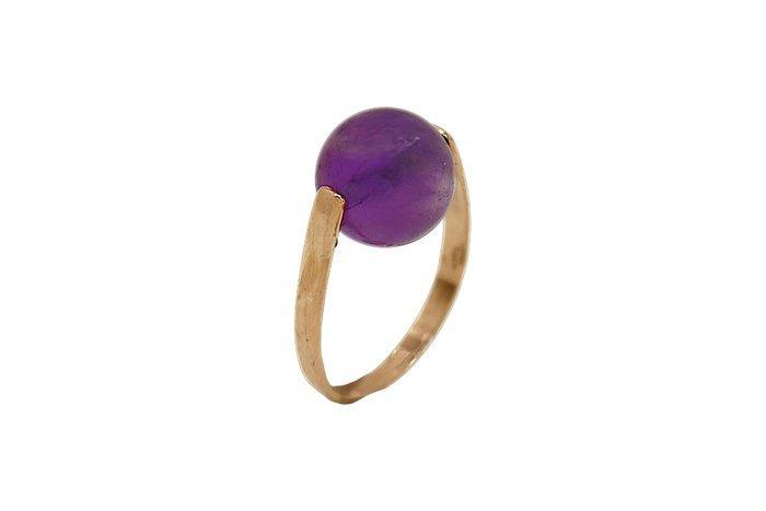Ring - 9 kt. Roségoud - 4.50ct. tw. Amethist, Sieraden, Tassen en Uiterlijk, Ringen