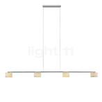 Serien Lighting Reef Bar Hanglamp 4-lichts, aluminium gebors, Verzenden, Nieuw