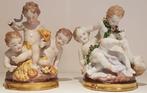 Beeldje - Porcelaine de Dresden (2) - porselein, Antiek en Kunst