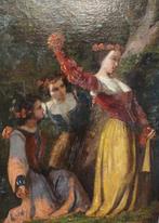 Bernardo Celentano (1835-1863), Reca firm - Fanciulle al, Antiek en Kunst, Kunst | Schilderijen | Klassiek