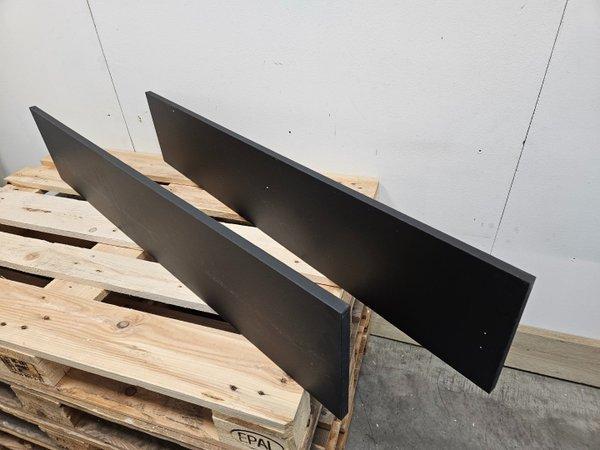 Fronten badmeubel mat zwart 120 x 24 cm, Doe-het-zelf en Verbouw, Sanitair, Bad, Nieuw, Ophalen of Verzenden