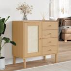 vidaXL Dressoir SENJA 80x40x80 cm rattan look massief, Huis en Inrichting, Kasten | Dressoirs, Verzenden, Nieuw, 50 tot 100 cm