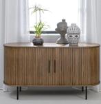 Alon Dressoir - B 140 cm - Smoked Eiken, By FonQ, Bruin, Nieuw