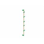 Cascando wandkapstok Bamboo wall 5 eikenhout - groene haken, Huis en Inrichting, Verzenden, Nieuw