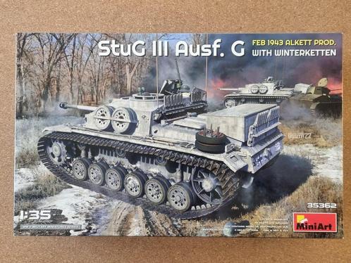 MiniArt 35362 StuG III Ausf. G 1:35, Hobby en Vrije tijd, Modelbouw | Auto's en Voertuigen, Verzenden