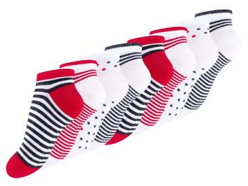 8 paar Meisjes sneakersokken - Miss Sailor beschikbaar voor biedingen