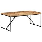 vidaXL Eettafel 180x90x76 cm massief acaciahout en mangohout, Huis en Inrichting, Verzenden, Nieuw