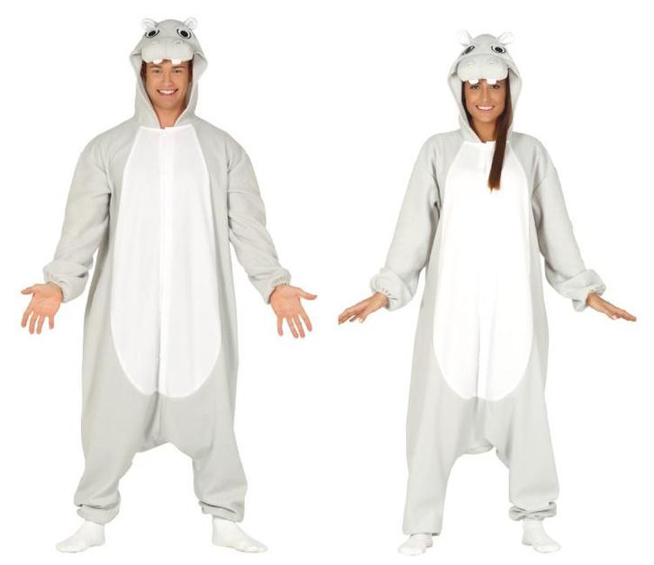 Nijlpaard Onesie Dames/Heren, Kleding | Dames, Carnavalskleding en Feestkleding, Nieuw, Ophalen of Verzenden