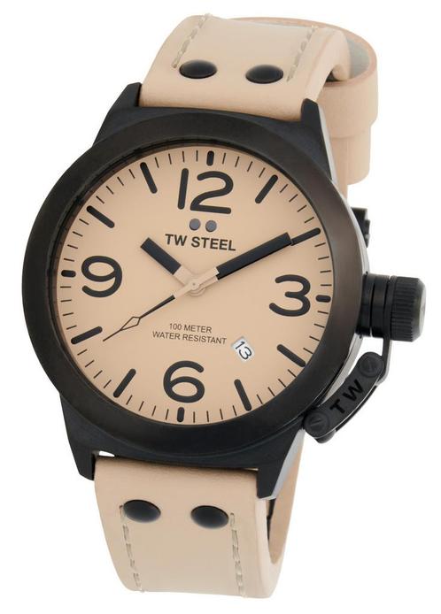 TW Steel CS114 Canteen automatisch horloge 45 mm, Sieraden, Tassen en Uiterlijk, Horloges | Heren, Polshorloge, Nieuw, Overige merken