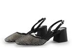 Steve Madden Slingbacks in maat 40 Zwart, Verzenden, Zwart, Steve Madden, Zo goed als nieuw