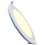 LED Paneel Slim - Ø30 Warm Wit 2700K - 24W Inbouw Rond, Ophalen of Verzenden, Nieuw, Minder dan 50 watt, Lamp met armatuur