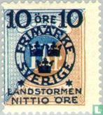 Zweden - Landstorm - 1916, Verzenden, Gestempeld