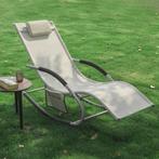 2dekans | SoBuy Comfortabele Swingstoel Set Van 2 - Beige -, Huis en Inrichting, Stoelen, Ophalen of Verzenden, Zo goed als nieuw