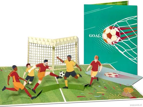 Goal! Grote EK WK Europacup Voetbal pop-up kaart, Diversen, Wenskaarten, Verzenden