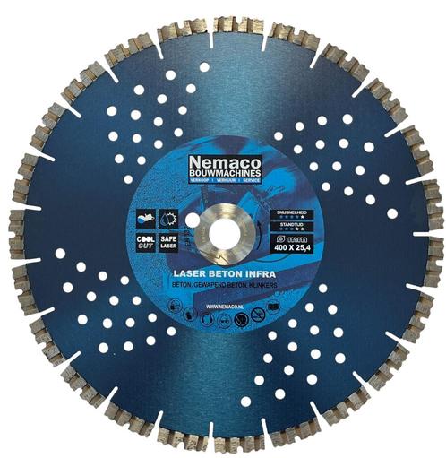 Nemaco diamantzaagblad universeel 400 x 25,4 mm, Zakelijke goederen, Machines en Bouw | Tuin, Park en Bosbouw, Overige typen, Ophalen of Verzenden