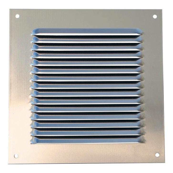 Buitenluchtrooster aluminium 200 x 200mm (1L-2020A), Doe-het-zelf en Verbouw, Ventilatie en Afzuiging, Nieuw, Verzenden