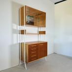 Wandsysteem/ modulaire kast, František Jirák, Huis en Inrichting, Ophalen of Verzenden, Minder dan 150 cm, 25 tot 50 cm, Glas