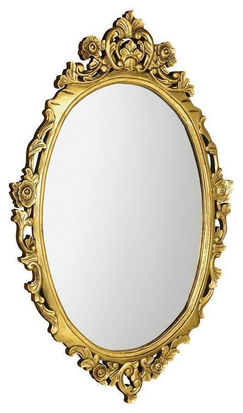 Desna spiegel met lijst 80x100cm antiek goud, Huis en Inrichting, Woonaccessoires | Spiegels, Ophalen of Verzenden