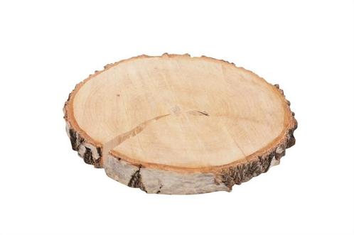 Boomstamschijf Berkenschijf rond +/-23-26cm Boomstamschijf, Hobby en Vrije tijd, Knutselen, Nieuw, Ophalen of Verzenden