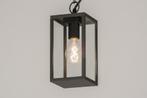 Rietveld Hanglampen - Zwart, Antraciet Donkergrijs - Glas, M, Verzenden, Nieuw