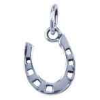 Zilveren Hoefijzer ketting hanger, Verzenden, Nieuw