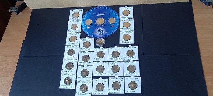 Europa. 2 Euro 2004/2025 (26 monnaies) (Zonder Minimumprijs), Postzegels en Munten, Munten | Europa | Euromunten