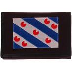 Zwarte klittenbandportemonnee 12x9cm - Applicatie 8x6cm vlag, Sieraden, Tassen en Uiterlijk, Ophalen of Verzenden, Nieuw