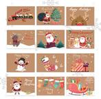 Tweedekans | Giftmas Kerstkaarten - Wenskaarten - 36 Stuks -, Diversen, Kerst, Ophalen of Verzenden, Zo goed als nieuw