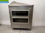 RVS Barbecue Houtskool Grill Rotisserie 143,5 cm 230V Horeca, Ophalen of Verzenden, Gebruikt