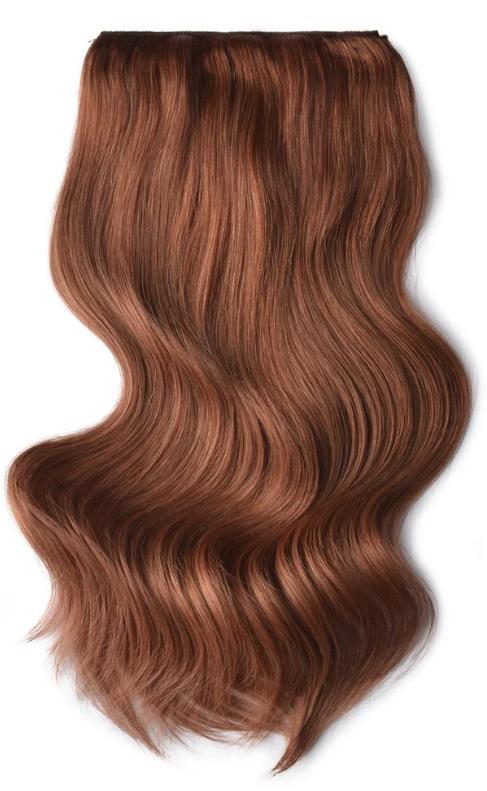 Remy Human Hair extensions Double Weft  24 - rood 33#, Sieraden, Tassen en Uiterlijk, Uiterlijk | Haarverzorging