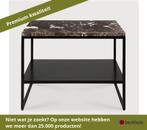 Ethnicraft Stone Indoor bijzettafel 60x53x45 cm - Donkere, Ophalen of Verzenden, Nieuw, Overige materialen