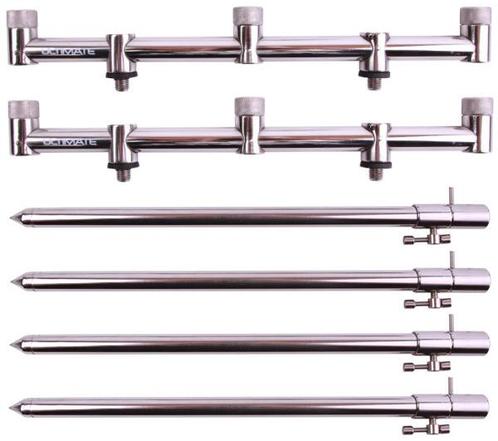 Ultimate Stainless Steel 3 Rod Goalpost Kit, Watersport en Boten, Hengelsport | Algemeen, Overige typen, Nieuw, Verzenden