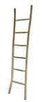 Houten decoratie ladder 200cm (Houten accessoires)