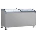 GGM Gastro | Vrieskist - 1570x650mm - 352 liter - met glazen, Verzenden, Nieuw, 140 tot 160 cm