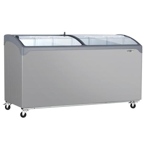 GGM Gastro | Vrieskist - 1570x650mm - 352 liter - met glazen, Witgoed en Apparatuur, Koelkasten en IJskasten, 140 tot 160 cm, Nieuw