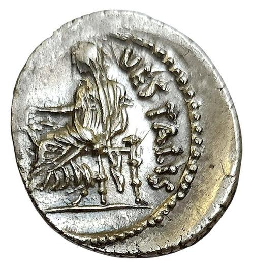 Romeinse Republiek. C. Clodius Vestalis, 41 BC. Denarius, Postzegels en Munten, Munten | Europa | Niet-Euromunten